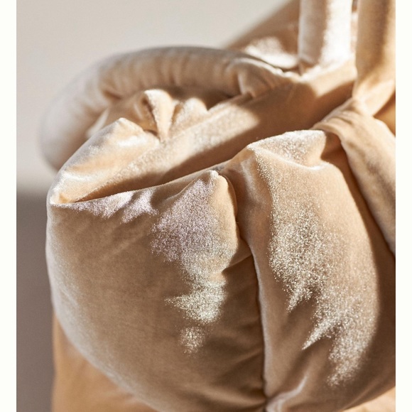 Anthropologie Velvet Puffer Tote - Picture 3 of 8